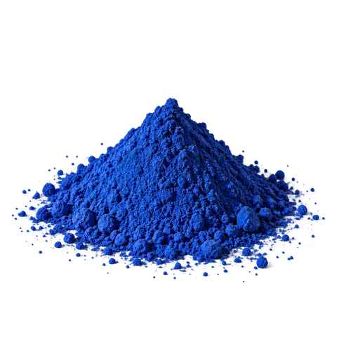 Gundukan bubuk nila biru